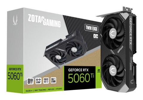Karta graficzna ZOTAC GAMING GeForce RTX 5060 Ti Twin Edge OC 8GB Karta graficzna ZOTAC GAMING GeForce RTX 5060 Ti Twin Edge OC 8GB