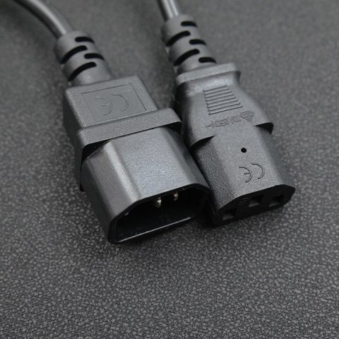 Qoltec Kabel zasilający do UPS | C14/C19 | 2m