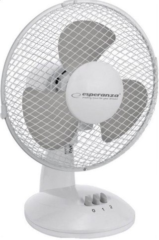 Wentylator biurkowy ESPERANZA 23cm EHF004WE Biało-szary