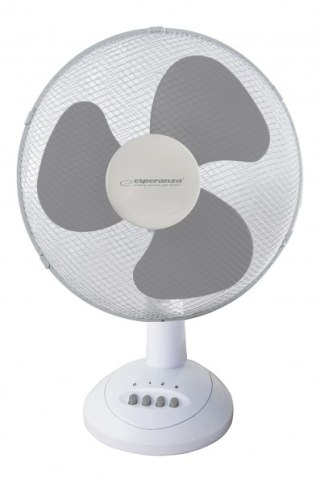 Wentylator biurkowy ESPERANZA 35cm EHF003WE Biało-szary