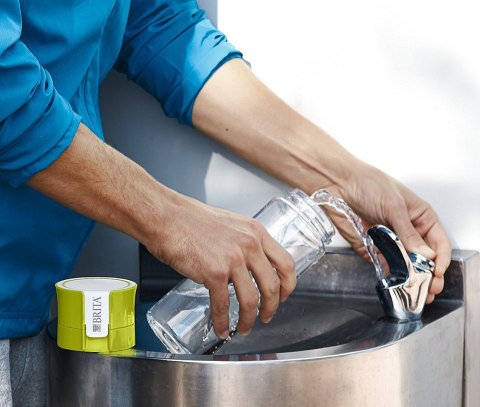 Butelka filtrująca Brita Vital Fill&Go 0,6l limonkowy Butelka filtrująca Brita Vital Fill&Go 0,6l limonkowy