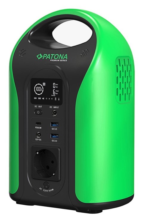 Przenośna stacja zasilania Patona Platinum 300W 283Wh PD60W USB5V/3A DC12/5A Przenośna stacja zasilania Patona Platinum 300W 283Wh PD60W USB5V/3A DC12/5A