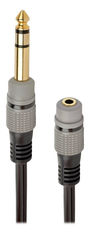 Adapter GEMBIRD A-63M35F-0.2M MiniJack 3.5 mm - 6.35 mm Adapter GEMBIRD A-63M35F-0.2M MiniJack 3.5 mm - 6.35 mm