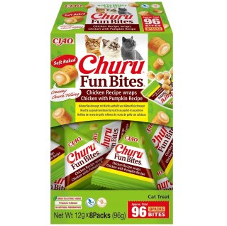 INABA CAT FUN BITES CHICKEN & PUMPKIN 8x12g (96g)