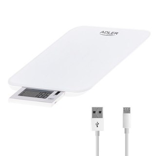 Waga kuchenna - 10kg - ładowana przez USB - wodoodporna IPX5