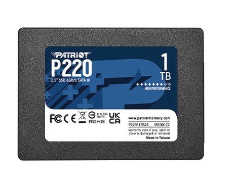 Dysk SSD PATRIOT P220S1TB25 (1TB ) Dysk SSD PATRIOT P220S1TB25 (1TB )