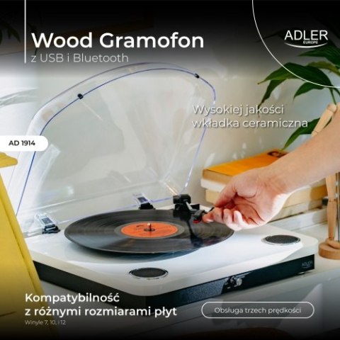 Gramofon z USB i Bluetooth