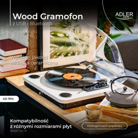 Gramofon z USB i Bluetooth