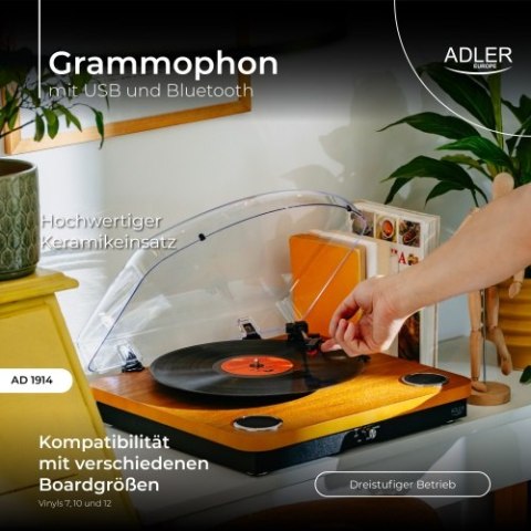Gramofon z USB i Bluetooth