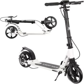 Hulajnoga składana 2-kołowa ABEC-9 20cm Kruzzel Biała 23551