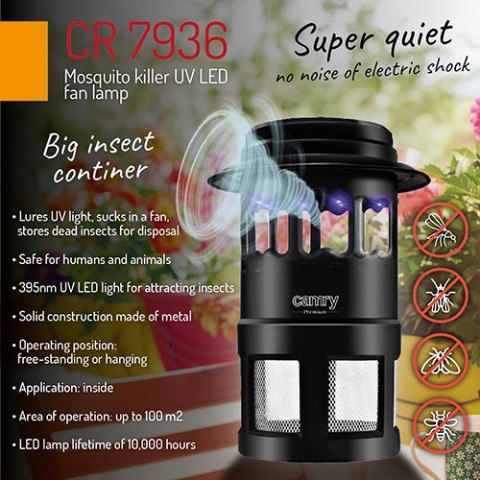 Lampa owadobójcza UV LED wentylatorowa Lampa owadobójcza UV LED wentylatorowa