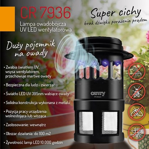 Lampa owadobójcza UV LED wentylatorowa Lampa owadobójcza UV LED wentylatorowa