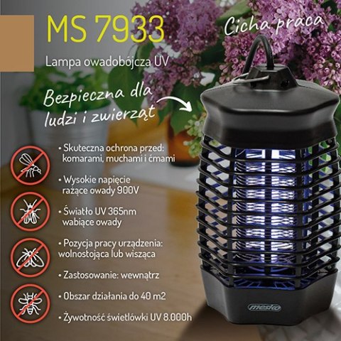 Lampa owadobójcza UV Lampa owadobójcza UV