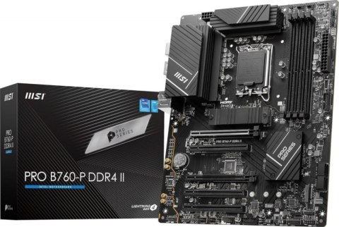 Płyta główna MSI PRO B760-P DDR4 II (Socket 1700 /ATX) Płyta główna MSI PRO B760-P DDR4 II (Socket 1700 /ATX)
