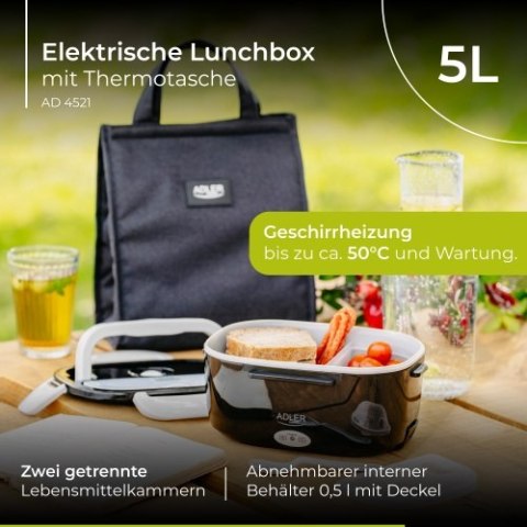 Pojemnik na żywność z torbą termiczną 5 litrów | Do auta i domu (12V / 230V)