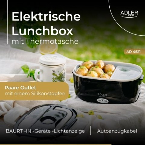 Pojemnik na żywność z torbą termiczną 5 litrów | Do auta i domu (12V / 230V)