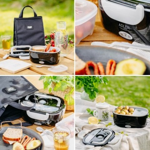 Pojemnik na żywność z torbą termiczną 5 litrów | Do auta i domu (12V / 230V)