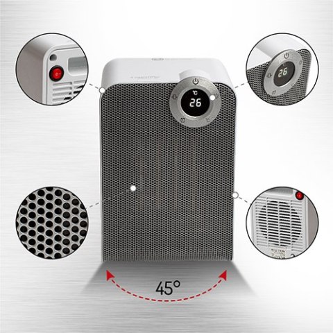 Termowentylator ceramiczny LCD + Timer