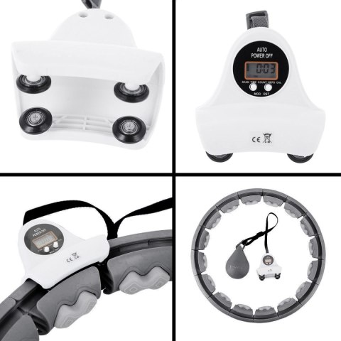 ZESTAW HULA HOP HHW06 BLACK Z PIŁKĄ GRAWITACYJNĄ I LICZNIKIEM HMS + PAS BR163 BLACK PLUS SIZE ZESTAW HULA HOP HHW06 BLACK Z PIŁKĄ GRAWITACYJNĄ I LICZNIKIEM HMS + PAS BR163 BLACK PLUS SIZE