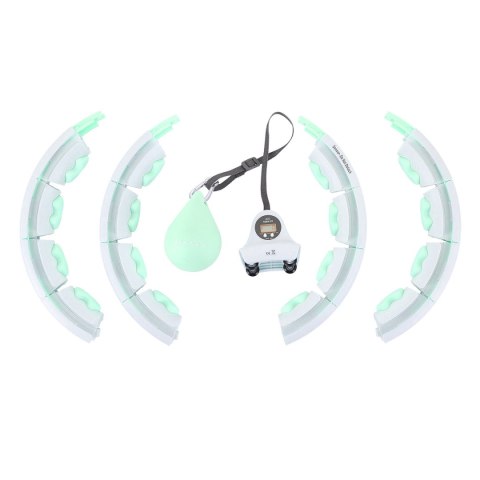 ZESTAW HULA HOP HHW06 GREEN Z PIŁKĄ GRAWITACYJNĄ I LICZNIKIEM HMS + PAS BR163 BLACK PLUS SIZE ZESTAW HULA HOP HHW06 GREEN Z PIŁKĄ GRAWITACYJNĄ I LICZNIKIEM HMS + PAS BR163 BLACK PLUS SIZE