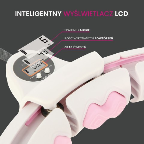 ZESTAW HULA HOP HHW06 PINK Z PIŁKĄ GRAWITACYJNĄ I LICZNIKIEM HMS + PAS BR163 BLACK PLUS SIZE ZESTAW HULA HOP HHW06 PINK Z PIŁKĄ GRAWITACYJNĄ I LICZNIKIEM HMS + PAS BR163 BLACK PLUS SIZE