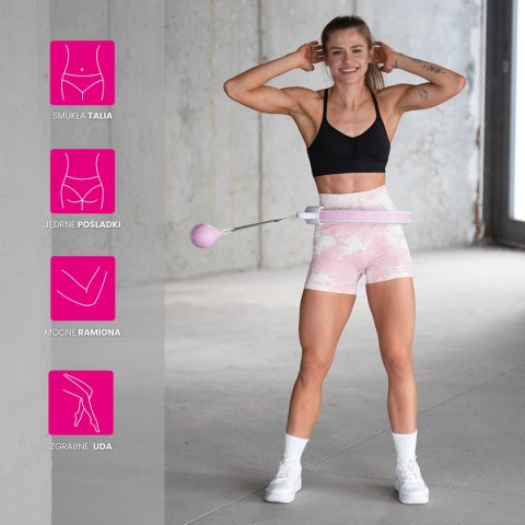 ZESTAW HULA HOP HHW06 PINK Z PIŁKĄ GRAWITACYJNĄ I LICZNIKIEM HMS + PAS BR163 BLACK PLUS SIZE ZESTAW HULA HOP HHW06 PINK Z PIŁKĄ GRAWITACYJNĄ I LICZNIKIEM HMS + PAS BR163 BLACK PLUS SIZE