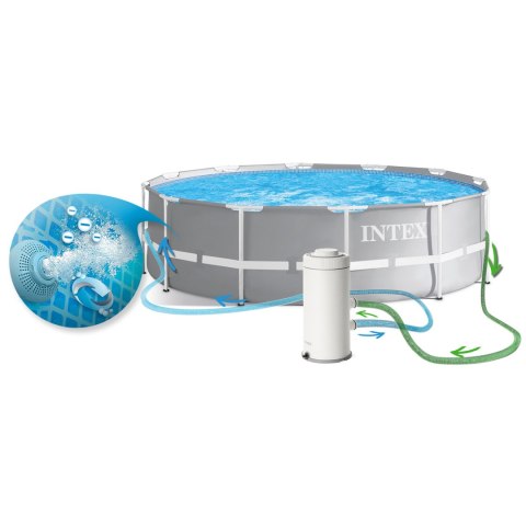 Basen ogrodowy stelażowy 366 x 99 cm 4w1 INTEX 26716GN