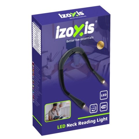 Lampka LED do czytania na szyję Izoxis 25675 Lampka LED do czytania na szyję Izoxis 25675