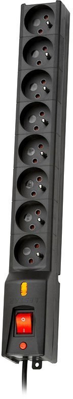 Listwa zasilająca LESTAR LX 810 BK (5 m) Listwa zasilająca LESTAR LX 810 BK (5 m)