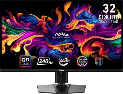 Monitor MSI MAG 321UPX QD-OLED (31.5" /OLED /240Hz /3840 x 2160 /Czarny) Monitor MSI MAG 321UPX QD-OLED (31.5" /OLED /240Hz /3840 x 2160 /Czarny)