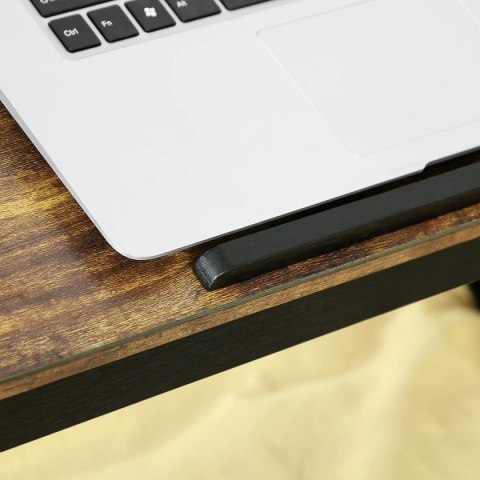 Podstawka pod laptopa 60x35 cm stolik do łóżka składany rustykalny Podstawka pod laptopa 60x35 cm stolik do łóżka składany rustykalny