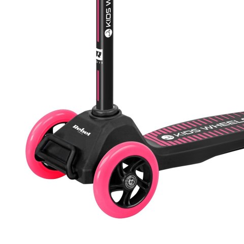 Hulajnoga trójkołowa REBEL KIDS WHEELS PINK Hulajnoga trójkołowa REBEL KIDS WHEELS PINK