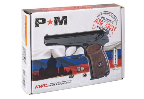 Wiatrówka pistolet RANGER PM Diabolo KWC kal. 4,5 2x6 strz. FULL METAL CO2 (AAKCPD441AZB) Wiatrówka pistolet RANGER PM Diabolo KWC kal. 4,5 2x6 strz. FULL METAL CO2 (AAKCPD441AZB)