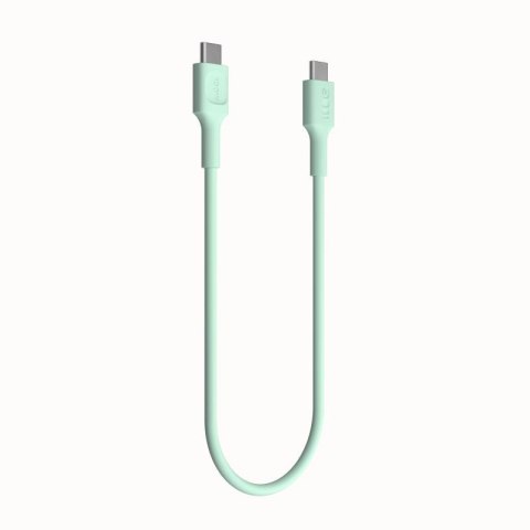 KABEL USB-C / USB-C Greencell PowerFlex 120cm PD 100W zielony silikonowy KABEL USB-C / USB-C Greencell PowerFlex 120cm PD 100W zielony silikonowy