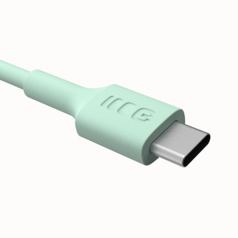 KABEL USB-C / USB-C Greencell PowerFlex 120cm PD 100W zielony silikonowy KABEL USB-C / USB-C Greencell PowerFlex 120cm PD 100W zielony silikonowy