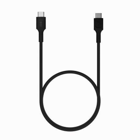 KABEL USB-C / USB-C Greencell PowerFlex 30cm PD 100W czarny silikonowy KABEL USB-C / USB-C Greencell PowerFlex 30cm PD 100W czarny silikonowy