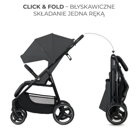 Kinderkraft wózek spacerowyTRIG 3 GRANITE GREY