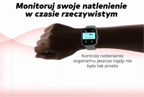 Smartwatch Męski GRAVITY GT18-4 Pomarańczowy Pasek Silikonowy + Czarny Pasek