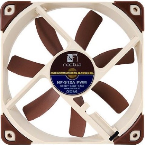 Wentylator do obudów NOCTUA NF-S12A PWM Wentylator do obudów NOCTUA NF-S12A PWM