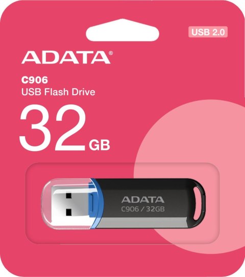 Adata Pendrive C906 32GB USB2.0 czarne Adata Pendrive C906 32GB USB2.0 czarne