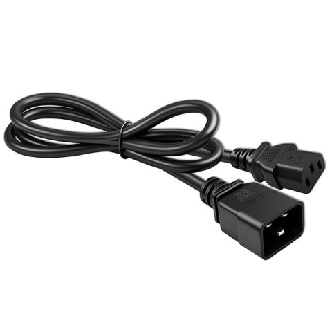 Qoltec Kabel zasilający do UPS | C20/C13 | 1.2m
