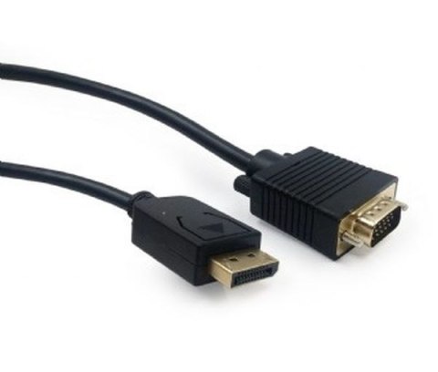 GEMBIRD CCP-DPM-VGAM-6 1.8m /s1x DisplayPort 1x D-sub 15pin Męska GEMBIRD CCP-DPM-VGAM-6 1.8m /s1x DisplayPort 1x D-sub 15pin Męska