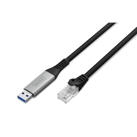 Kabel adapter DIGITUS USB-A - RJ45 Kat. 6A S/FTP, 1 Gbit/s, USB 3.2 Gen1, LSZH, 5m