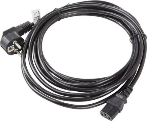 Kabel zasilający LANBERG Schuko - IEC320 C13 5m. CA-C13C-11CC-0050-BK Kabel zasilający LANBERG Schuko - IEC320 C13 5m. CA-C13C-11CC-0050-BK