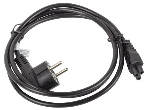 Kabel zasilający LANBERG Schuko - IEC320 C5 1.8m. CA-C5CA-11CC-0018-BK Kabel zasilający LANBERG Schuko - IEC320 C5 1.8m. CA-C5CA-11CC-0018-BK