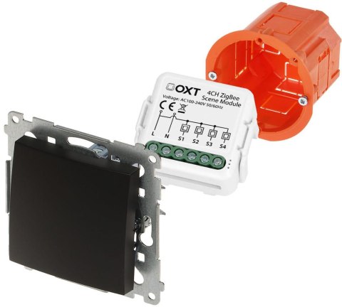 Moduł OXT mini sterownik scen 12 akcji 230V ZigBee TUYA T254 Moduł OXT mini sterownik scen 12 akcji 230V ZigBee TUYA T254