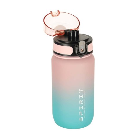 Butelka na wodę bidon ze słomką uchwytem sportowy 600ml różowo-niebieski Butelka na wodę bidon ze słomką uchwytem sportowy 600ml różowo-niebieski
