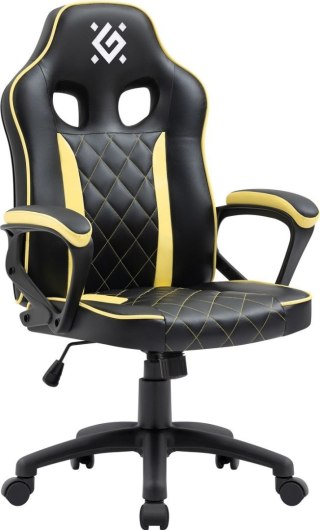 FOTEL DEFENDER HELIOS ŻÓŁTO-CZARNY GAMING