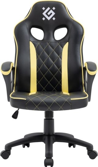 FOTEL DEFENDER HELIOS ŻÓŁTO-CZARNY GAMING