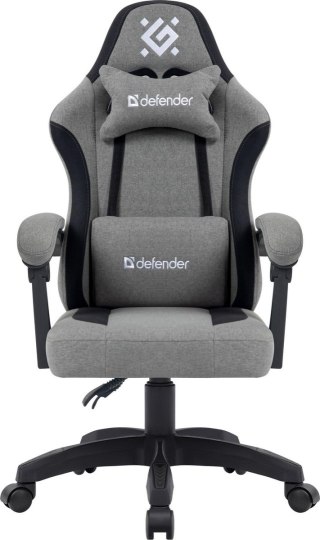 FOTEL DEFENDER LUMEN SZARO-CZARNY GAMING
